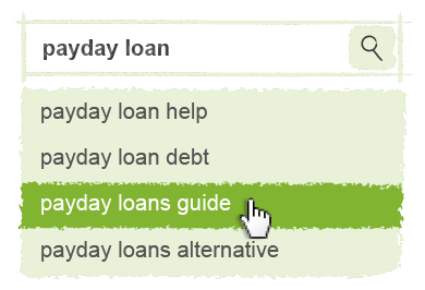 payday loan search